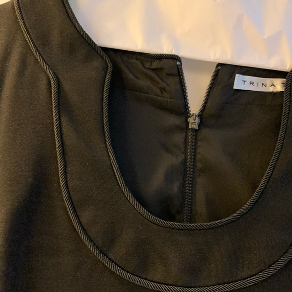 Trina Turk black cocktail dress size 8 - Picture 6 of 6